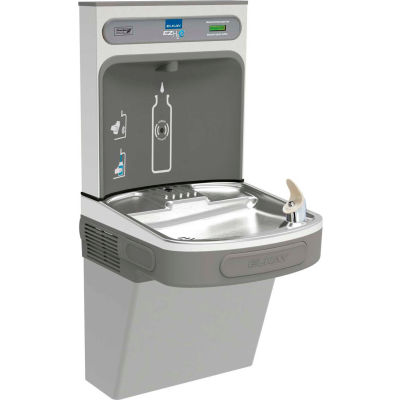 Station de remplissage de bouteille d'eau Elkay EZH20, non réfrigérée, gris clair