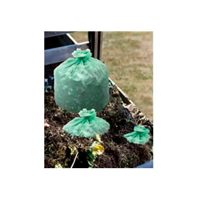 Compostable Bags, 24x 30, Green, 0.85 Mil, Flat Pack, 45/CS - E2430E85