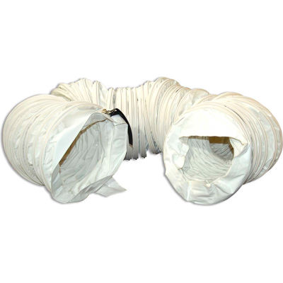 Heatstar 16 Dia. Flexible Heat Duct For Indirect Fired Forced Air Kerosene  Heater, 25'L, White | B2135039 - GLOBALindustrial.ca