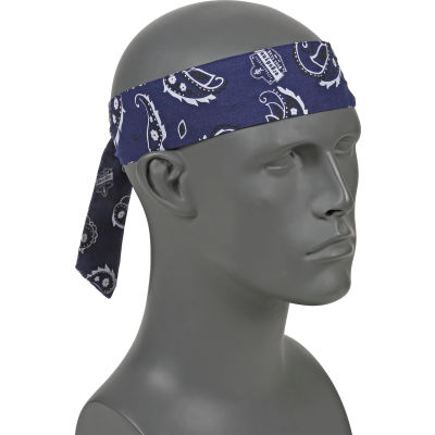 Ergodyne® Chill-Its® Bandana 6700 refroidissement évaporatif - Cravate Western Marine, unique taille