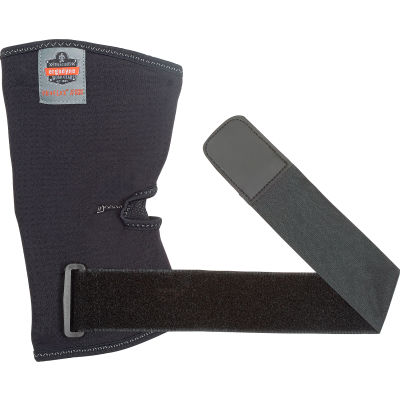 Ergodyne® Proflex® 655 Neoprene Elbow Sleeve with Strap, Black, Large