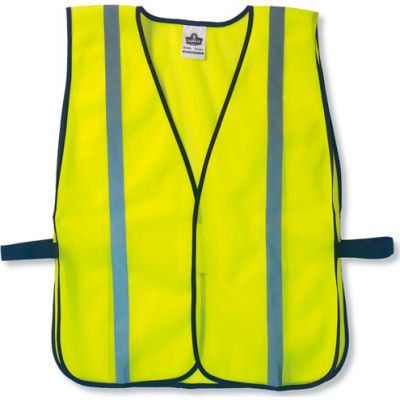 Ergodyne® GloWear® 8020HL Non-Certified Standard Vest, Lime, One Size