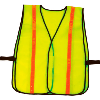 Ergodyne® GloWear® 8040HL Non-Certified Hi-Gloss Vest, Lime, One Size - Pkg Qty 6