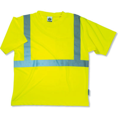 Ergodyne® GloWear® 8289 classe 2 économie T-Shirt, chaux, 5XL