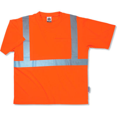 Ergodyne® GloWear® 8289 classe 2 économie T-Shirt Orange, M
