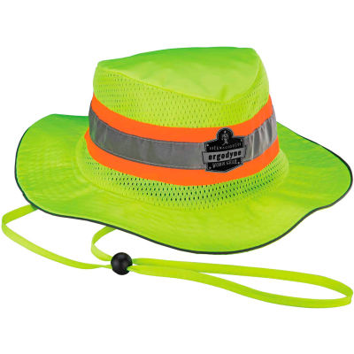 Ergodyne® GloWear® 8935 classe HW Hi-Vis Ranger Hat, chaux, L/XL