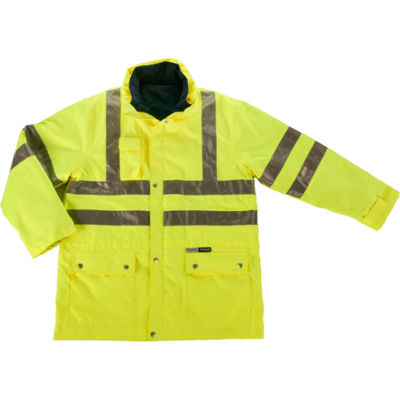 Ergodyne® GloWear® 8385 Class 3 4-in-1 Jacket, Orange, 3XL