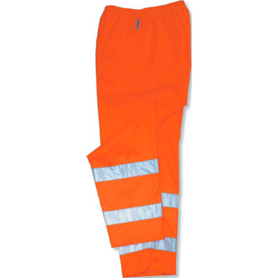 Ergodyne® GloWear® 8915 Class E Rain Pants, Orange, XL