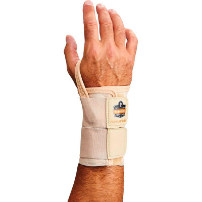Ergodyne® ProFlex® 4000 Single Strap Wrist Support, Tan, Medium, Left