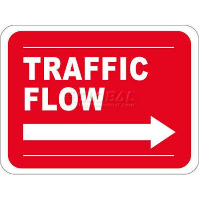 Durastripe 50"X32" Rectangle - Traffic Flow