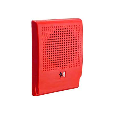 EDWARDS EG4RB SURFACE BOX FOR SPEAKER/STROBES RED 