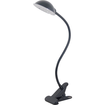 Tensor 10C-003 Portable Led Adjustable Gooseneck Clip Lamp, 19" High, 5' Cord, Black