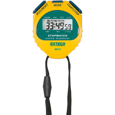Horloge/chronomètre de EXTECH 365510, jaune