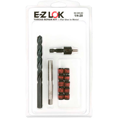 E-Z LOK™ Kit de réparation de fils pour métal - Verrouillage de vis - 1/4-20 x 7/16-14 - EZ-329-4IC