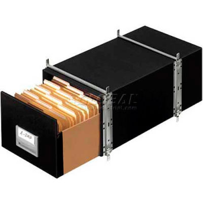 Fellowes 00512 Staxonsteel®, Legal Box, 25-1/2"L x 17"W x 11-1/8"H, Black - Pkg Qty 6