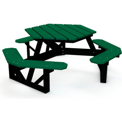 uline hex picnic table