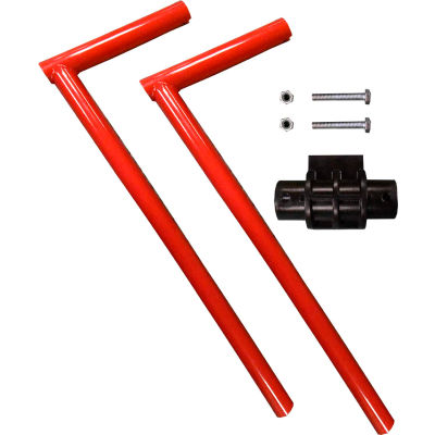 Rubbermaid® Kit de tube de soutien pliant avant pour Rubbermaid® Convertible Utility Cart