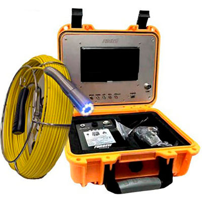Forbest 3188SL Basic Portable Pipeline & Sewer Inspection Camera 130' de câble en fibre de verre