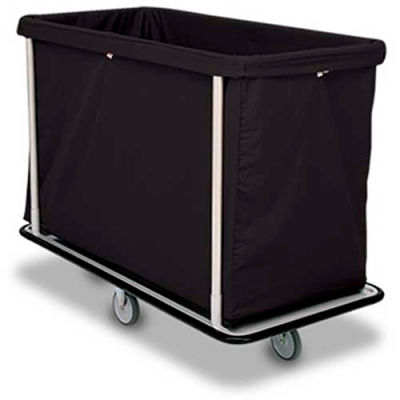 Forbes blanchisserie Cart 1120 HD chiffon 47" L x 22" L x 39 « H, 15 boisseau, noir