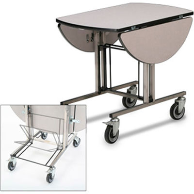 Forbes 4959-WDS - Room Service Table, dessus de table ovale