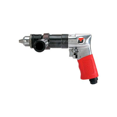 Universal Tool Réversible Pistol Grip Air Drill, Keyed, 1/2 » Chuck, 450 RPM
