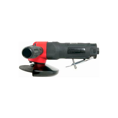 Universal Tool 4-1/2" Dia. Angle Grinder, 1/4" Air Inlet, 10000 RPM, 0,9 HP