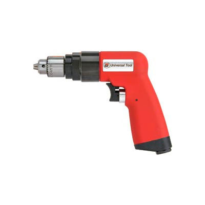 Universal Tool Pistol Grip Air Drill, Keyed, 1/4 » Chuck, 0,9 HP, 6000 RPM