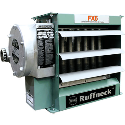 Ruffneck™ FX6 Series Aérotherme électrique antidéflagrant, 7500W, 480V, 3 phases