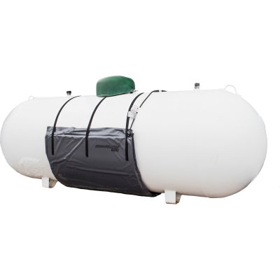 Powerblanket® Radiateur de réservoir de gaz propane isolé pour réservoir de bouteille de gaz de 500 gallons, 90 ° F