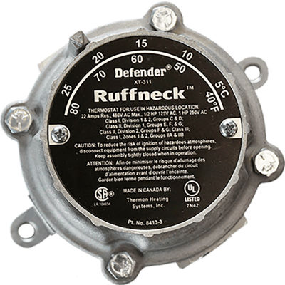 Thermostat HD antidéflagrant Ruffneck™ Defender® SPST, chauffage/refroidissement uniquement, 22 A