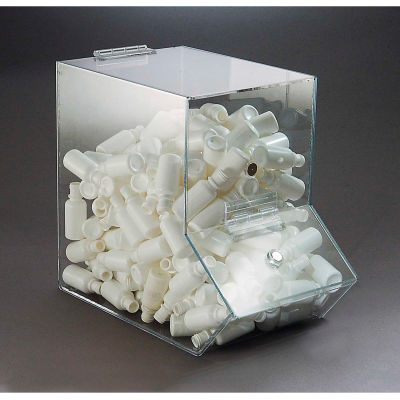 FTR Enterprises Large Clear Acrylic Dispensing Bin, 7-1/4"W x 12-1/2"D x 11"H