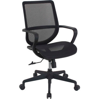 Chairs | Mesh | Interion® All Mesh Task Chair - Black | 695724BK ...