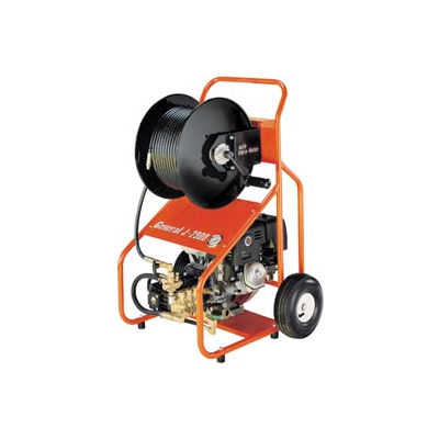 General Wire JM-2900-B Gas Water Jet w/ 200'x3/8" Hoses, Nozzle Set & Cleaning Tool