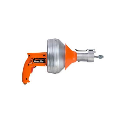 General Wire PV-D-WC Power-Vee Drain/Sewer Cleaning Machine W/ 25' x 5/16" Down Head Cable & Case