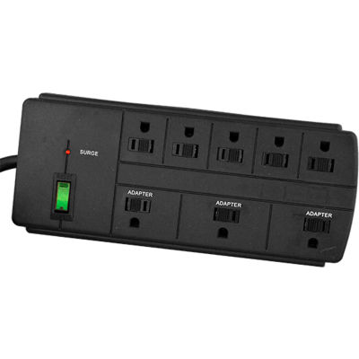 Surge Protector, 8 Points de vente, 15A, 750 Joules, 6' Cord