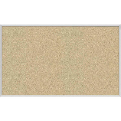 Ghent Bulletin Board - Vinyl - Aluminum Frame - 24"W x 18"H - Caramel