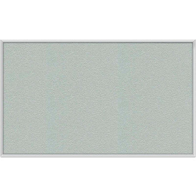 Ghent Bulletin Board - Vinyl - Aluminum Frame - 24"W x 18"H - Silver