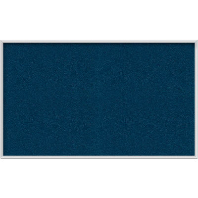 Ghent Bulletin Board - Vinyl - Aluminum Frame - 24"W x 18"H - Navy