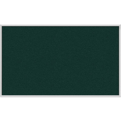 Ghent Bulletin Board - Vinyl - Aluminum Frame - 36"W x 24"H - Ebony