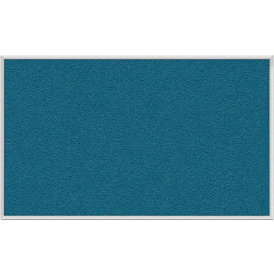 Ghent Bulletin Board - Vinyl - Aluminum Frame - 36"W x 24"H - Ocean