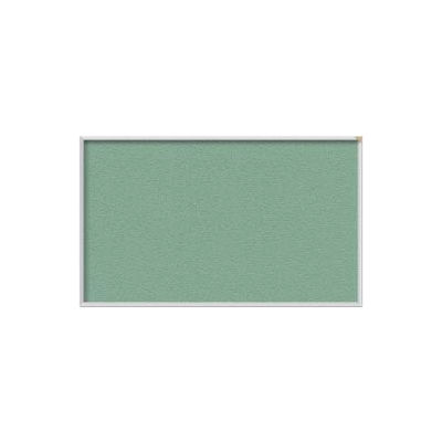 Ghent 48"W x 48"H Vinyl Bulletin Board - Aluminum Frame - Mint