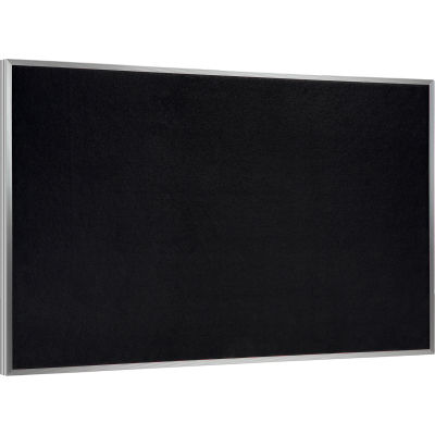 Panneau d’affichage mondial en caoutchouc recyclé ™ industriel, 48"L x 36"H, Noir