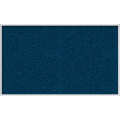 Gand 3' x 5' Bulletin Board - Surface en vinyle marine - Cadre argenté