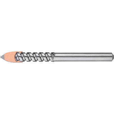 Cle-Line 1822 1/4 HSS Heavy-Duty Bright Glass and Tile Carbide-Tipped Drill
