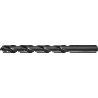 Pack of 6 Cle-Line C22879 General Purpose Jobber Length Drill Straight Shank Steam Oxide Finish 118-Degree Radial Point High Speed Steel 8.10 mm Drill Diameter