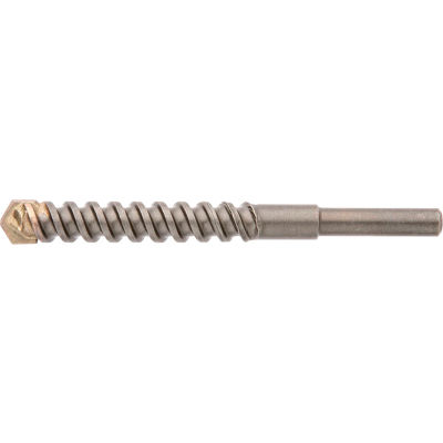 Cle-Line 1889 1/4 12Dans OAL HSS Heavy-Duty Bright 118 Point Fast Helix-Carbide Tipped Masonry Drill