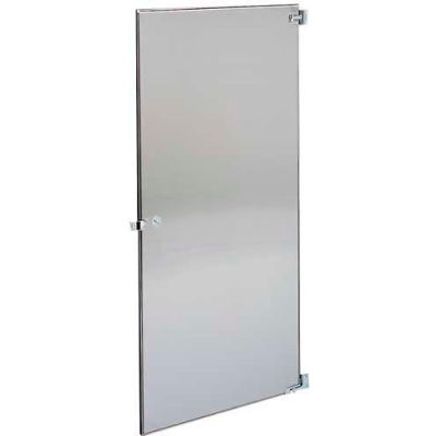 ASI Global Partitions inox vers l’intérieur Swing porte Partition - 24" satin