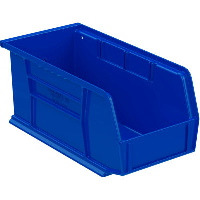 Akro-Mils® AkroBin® Bac empilable et suspendu en plastique, 5-1/2 po L x 10-7/8 po L x 5 po H, bleu - Qté par paquet : 12