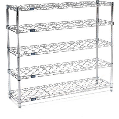 Nexel® Bouteille de vin Rack - 45 Bouteille 36"W x 14"D x 42"H, Chrome