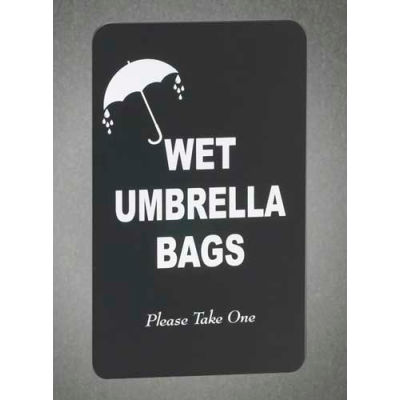 Parapluie humide sac titulaire signe panneau